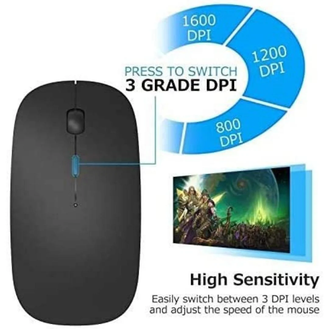 Mouse Bluetooth recargable para laptop - Imagen 5